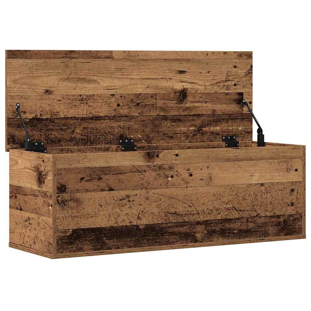 Scatola di Stoccaggio Legno vecchio 102 x 35 x 35 cm
