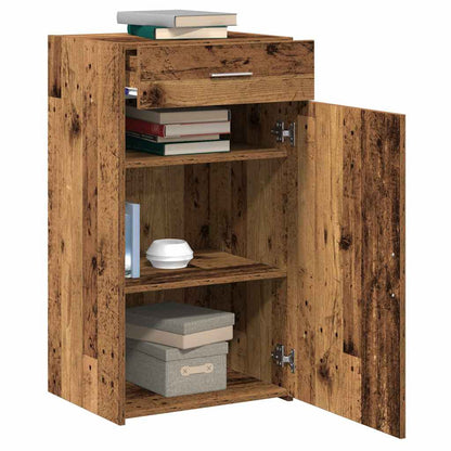 Credenza con cassetto Legno vecchio 50 x 42,5 x 93 cm