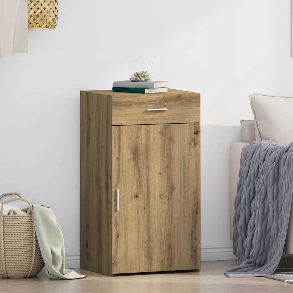 Credenza con cassetto Rovere artigianale 50 x 42,5 x 93 cm