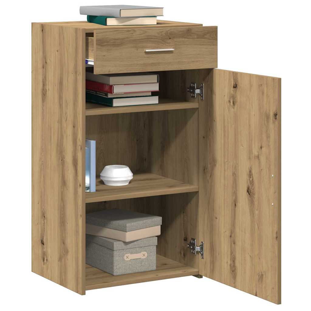 Credenza con cassetto Rovere artigianale 50 x 42,5 x 93 cm