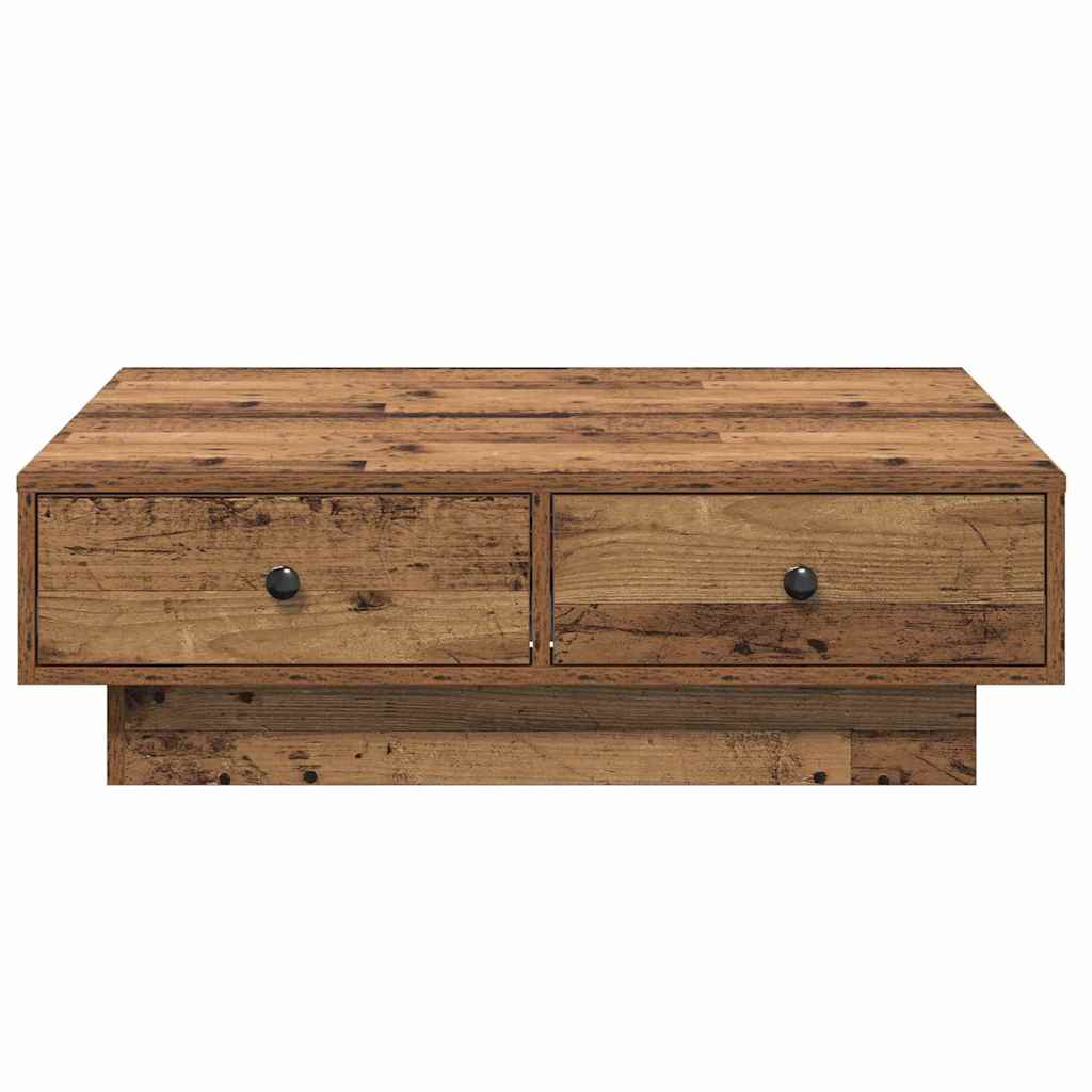 Tavolino da salotto Legno vecchio 90 x 90 x 28 cm