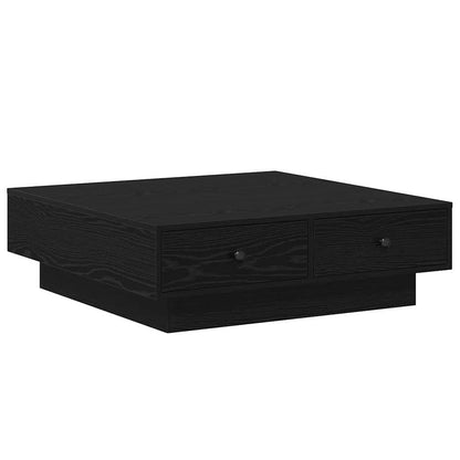 Tavolino da salotto Rovere Nero 90 x 90 x 28 cm