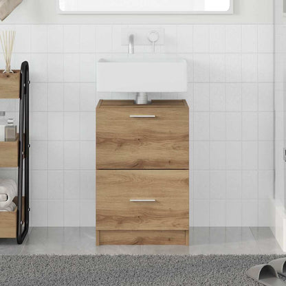 Mobile da Bagno con cassetto Rovere artigianale 40 x 37 x 59 cm