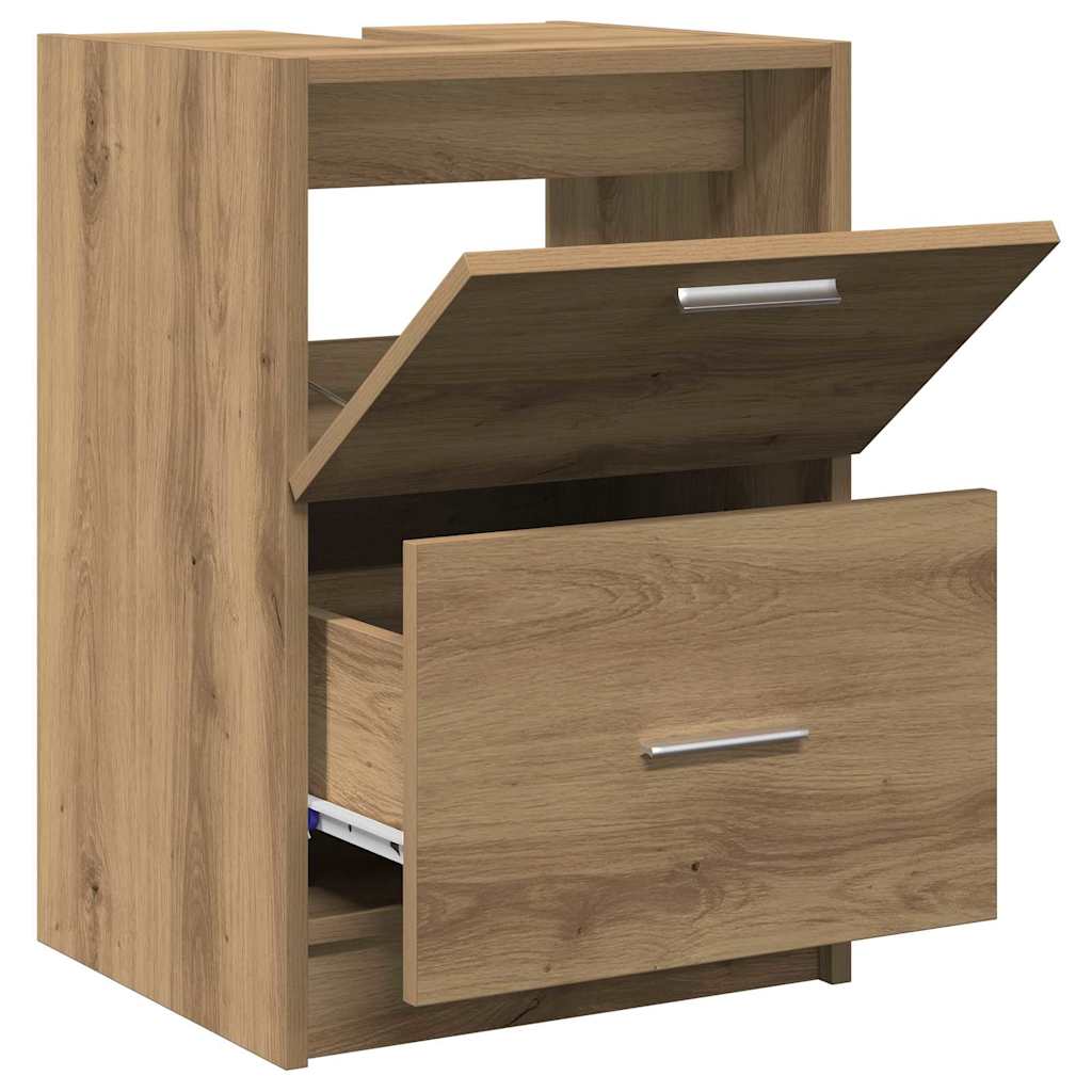 Mobile da Bagno con cassetto Rovere artigianale 40 x 37 x 59 cm