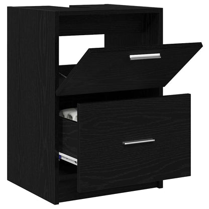 Mobile da Bagno Rovere Nero 40 x 37 x 59 cm Legno multistrato