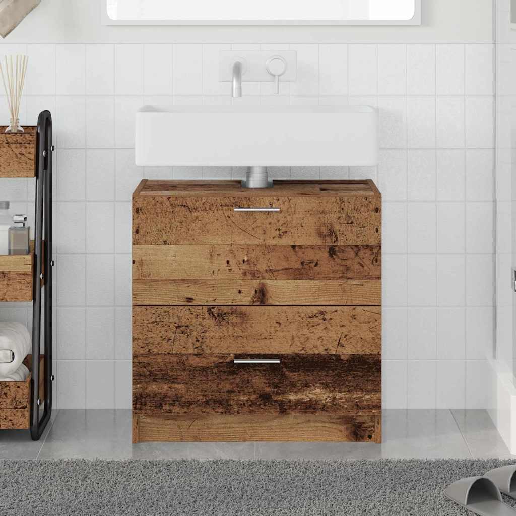 Mobile da Bagno Legno vecchio 59 x 37 x 59 cm Legno multistrato