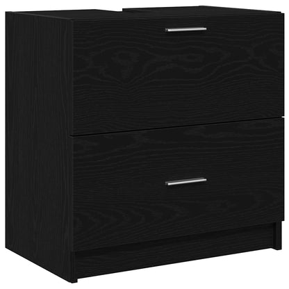 Mobile da Bagno Rovere Nero 59 x 37 x 59 cm Legno multistrato