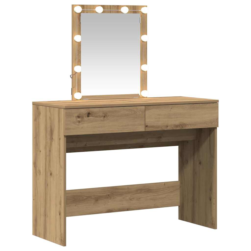 Tavolo da Trucco Rovere artigianale 100 x 40 x 130 cm