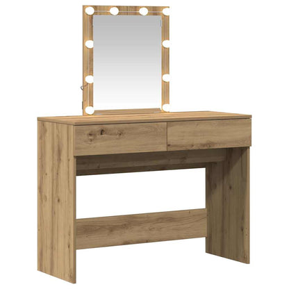 Tavolo da Trucco Rovere artigianale 100 x 40 x 130 cm