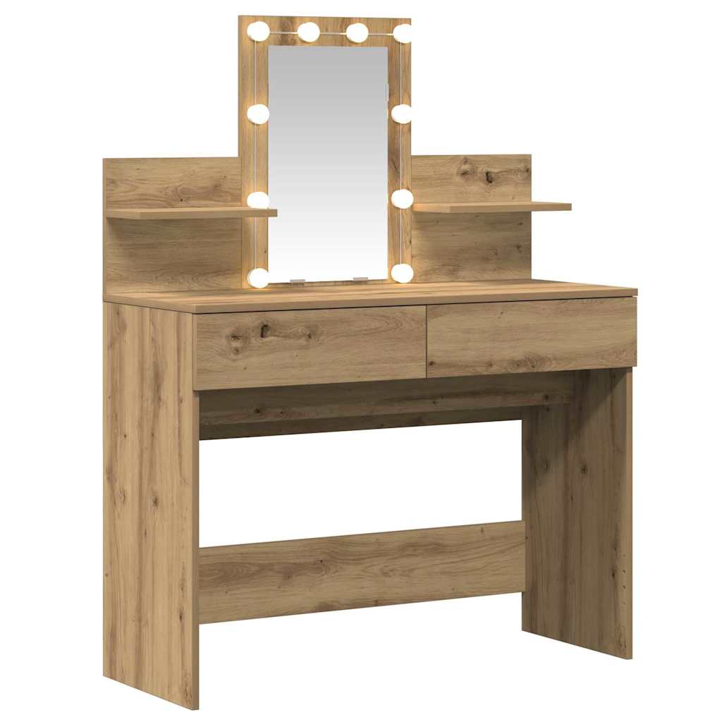 Tavolo da Trucco Rovere artigianale 100 x 40 x 130 cm