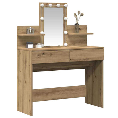 Tavolo da Trucco Rovere artigianale 100 x 40 x 130 cm