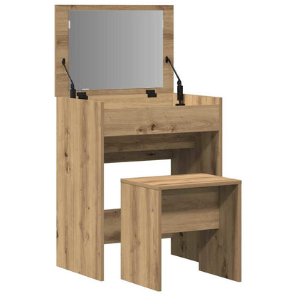 Tavolo da Trucco rovere artigianale 60 x 40 x 75 cm