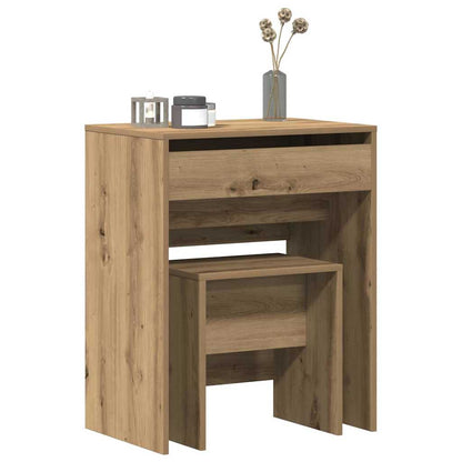 Tavolo da Trucco rovere artigianale 60 x 40 x 75 cm
