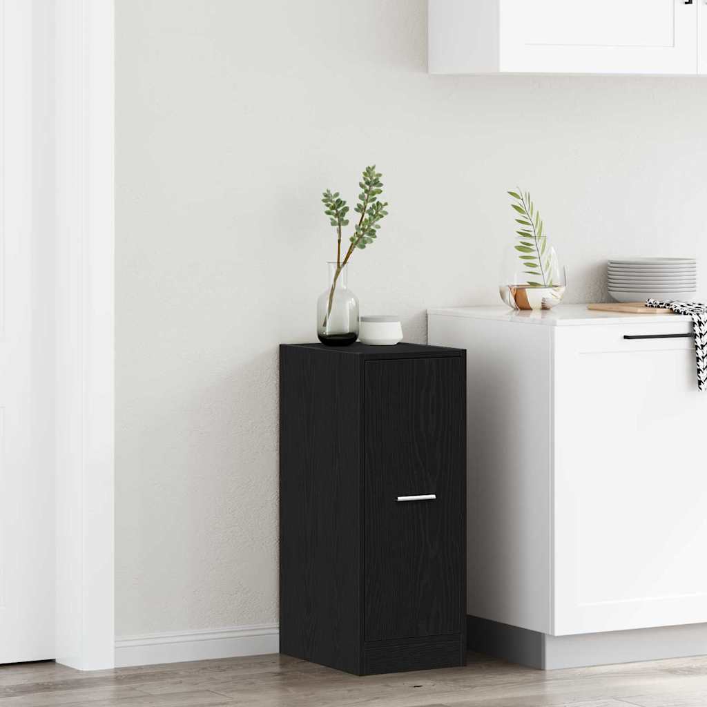 Armadio da Apoteca Rovere nero 30 x 41 x 77.5 cm