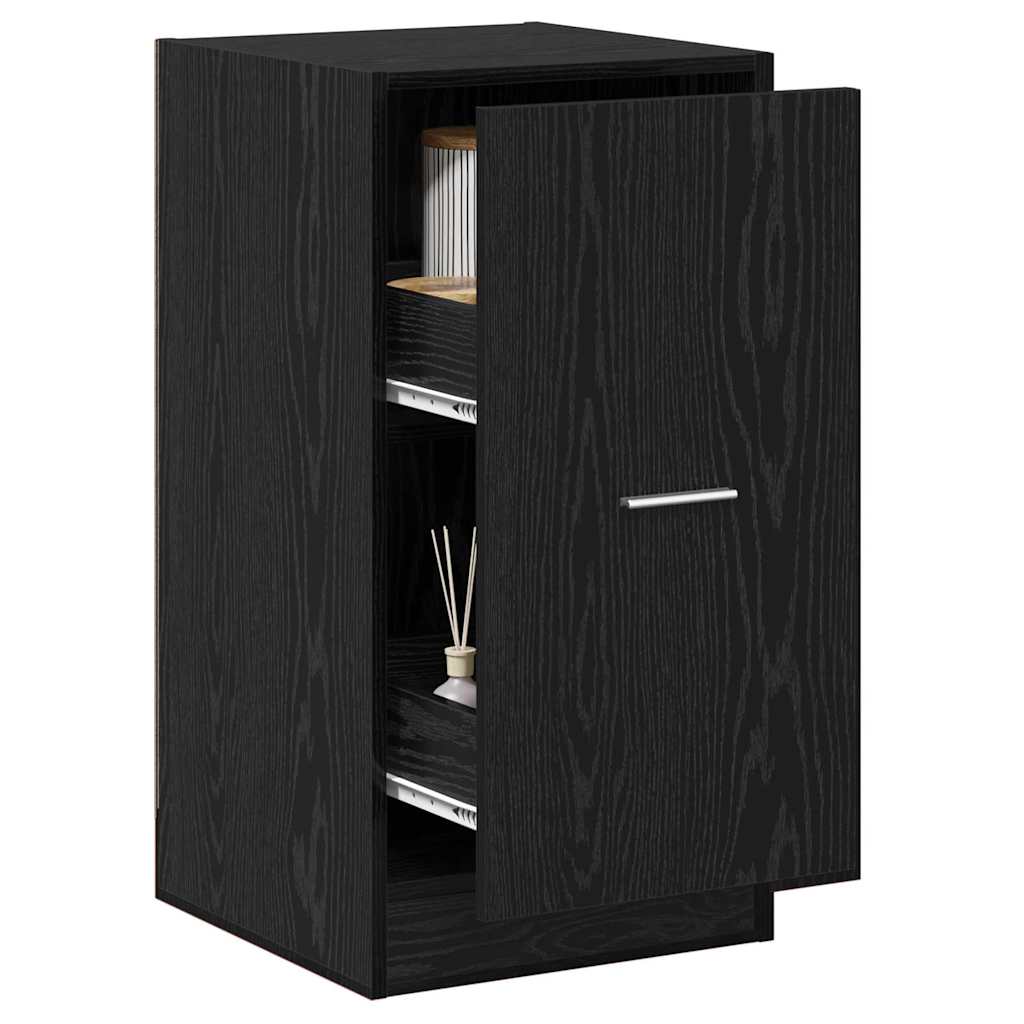 Armadio da Apoteca Rovere nero 40 x 41 x 77.5 cm