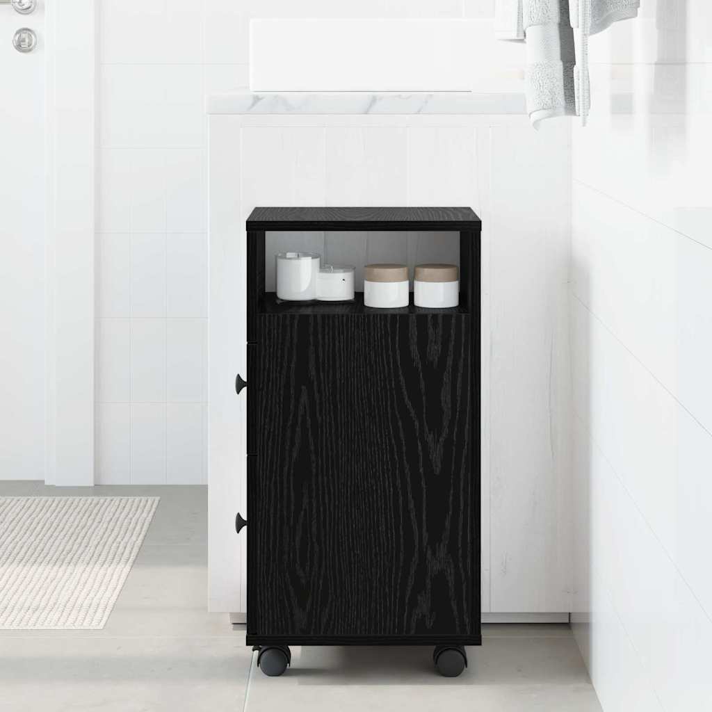 Set di mobili per il bagno Rovere Nero 33 x 23 x 65 cm