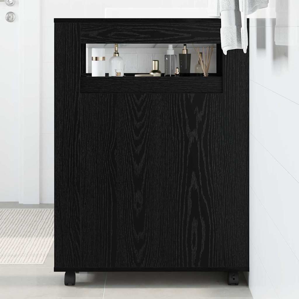 Set di mobili per il bagno Rovere Nero 65 x 23 x 87 cm