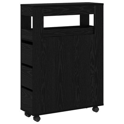 Set di mobili per il bagno Rovere Nero 65 x 23 x 87 cm