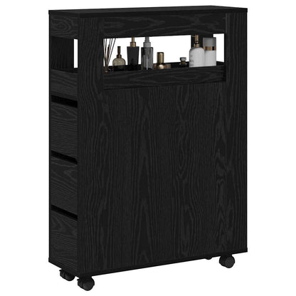 Set di mobili per il bagno Rovere Nero 65 x 23 x 87 cm