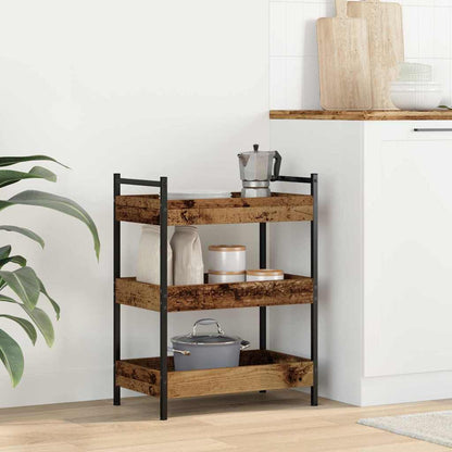 Carrello da Cucina Legno vecchio 50 x 30 x 70 cm