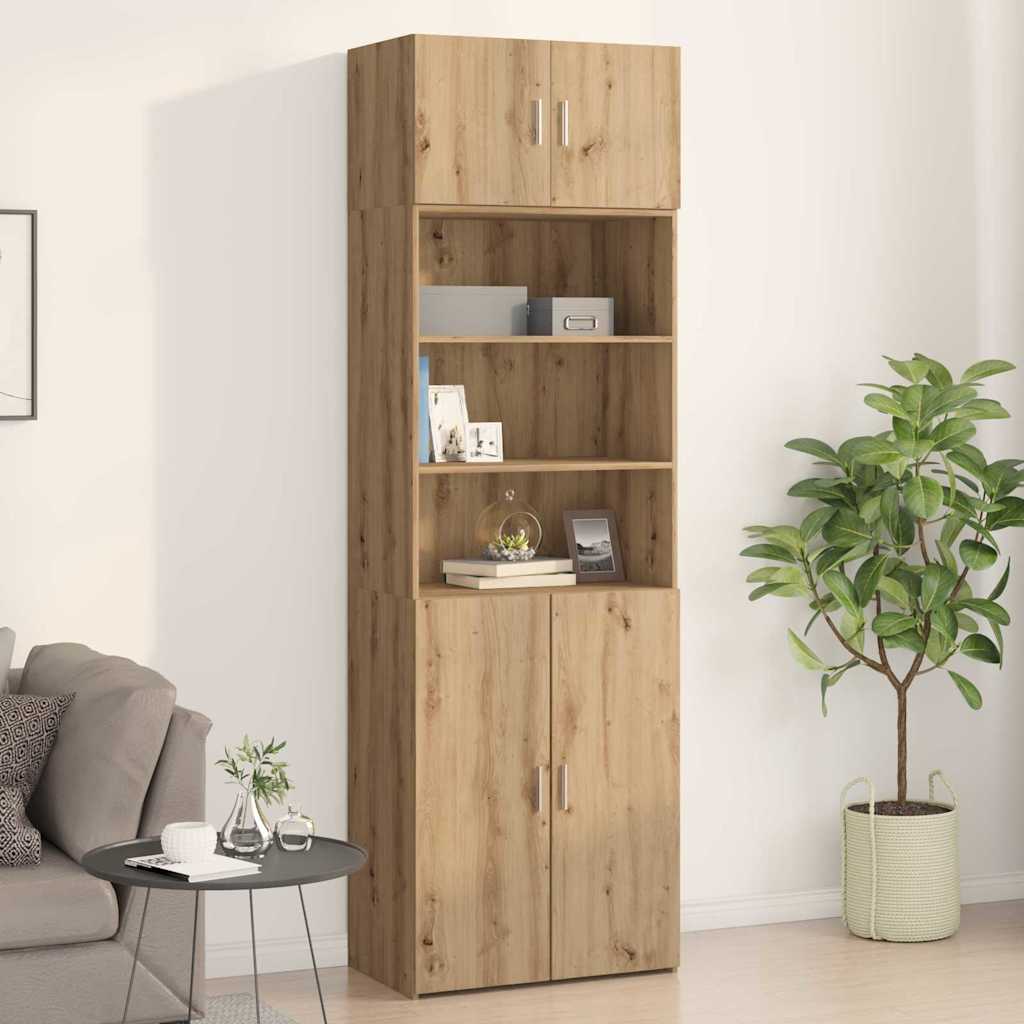Armadietto a muro rovere artigianale 70 x 42.5 x 40 cm
