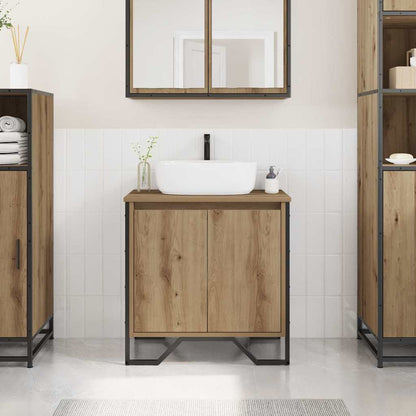 Armadio per Lavabo da Bagno Rovere artigianale 60 x 35 x 60 cm