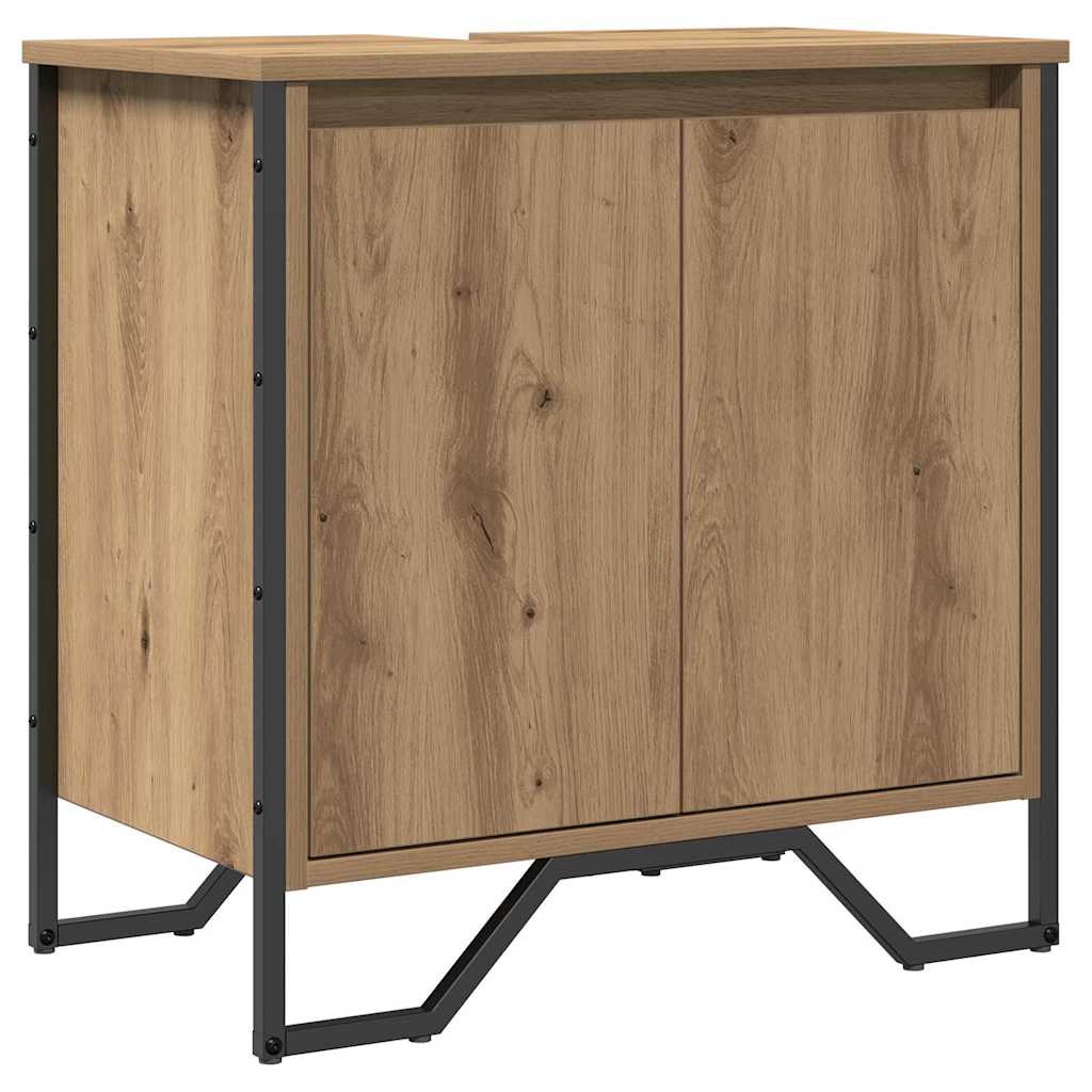 Armadio per Lavabo da Bagno Rovere artigianale 60 x 35 x 60 cm