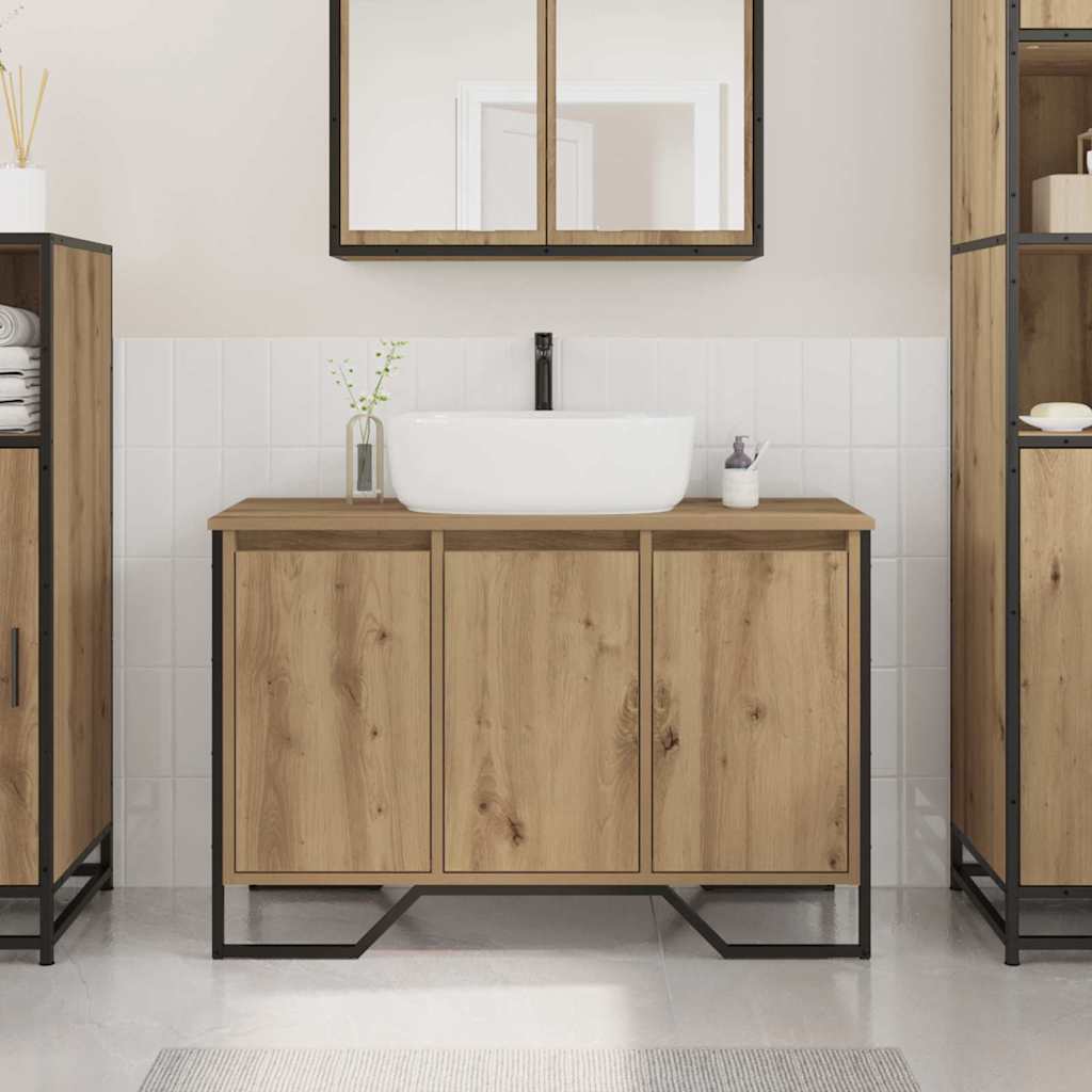 Mobiletto per Lavabo Altro Rovere artigianale 91 x 35 x 60 cm
