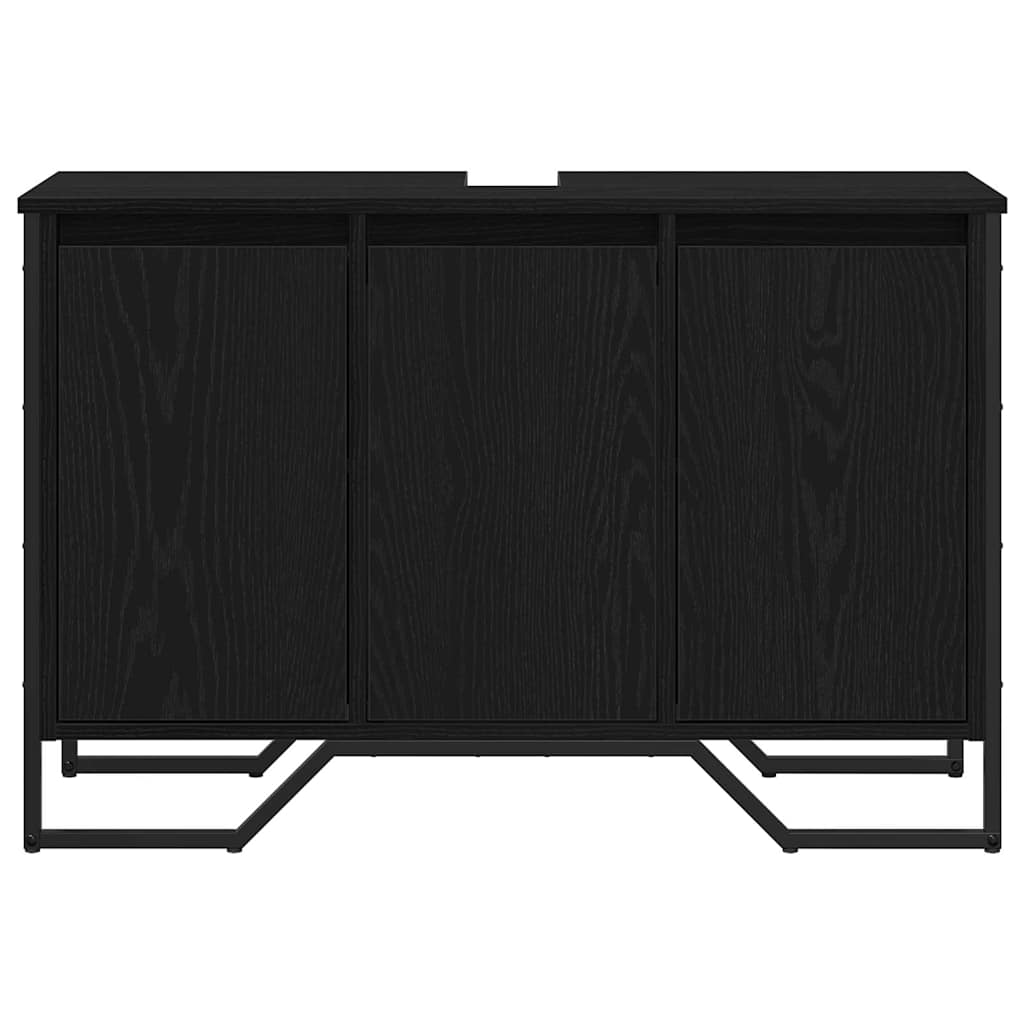 Mobiletto per Lavabo Altro Rovere Nero 91 x 35 x 60 cm