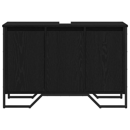 Mobiletto per Lavabo Altro Rovere Nero 91 x 35 x 60 cm