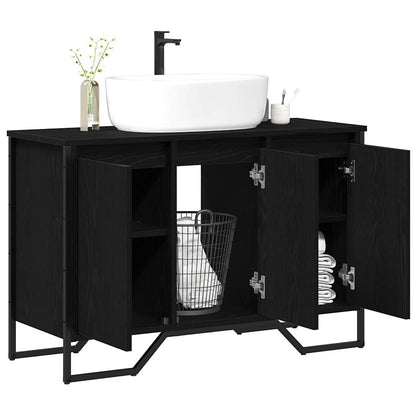 Mobiletto per Lavabo Altro Rovere Nero 91 x 35 x 60 cm