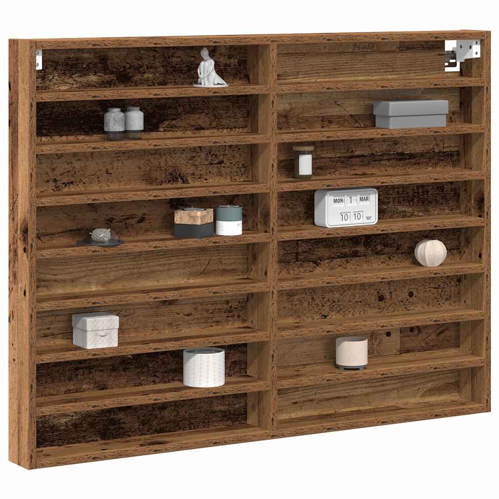 Vetrina Legno vecchio 100 x 8,5 x 75 cm Legno multistrato