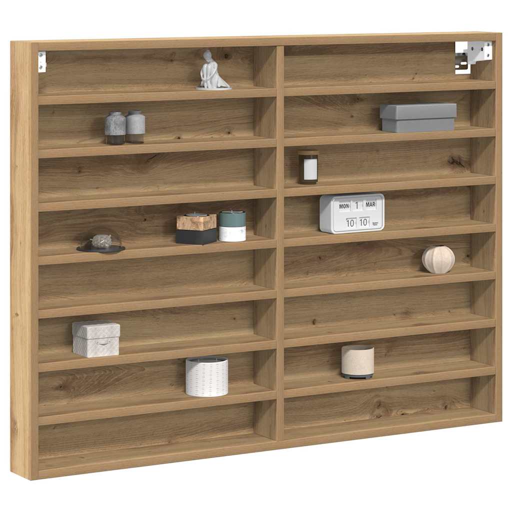 Vetrina Rovere artigianale 100 x 8,5 x 75 cm Legno multistrato