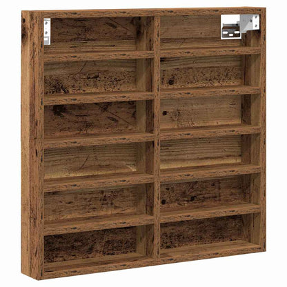 Vetrina Legno vecchio 60 x 8,5 x 58 cm Legno multistrato
