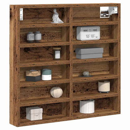 Vetrina Legno vecchio 60 x 8,5 x 58 cm Legno multistrato
