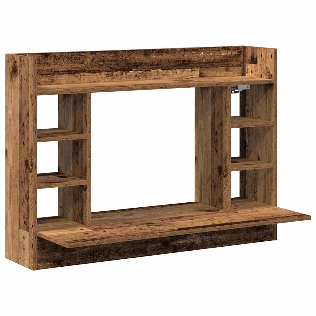 Scrivania a parete Legno vecchio 105 x 48 x 75 cm