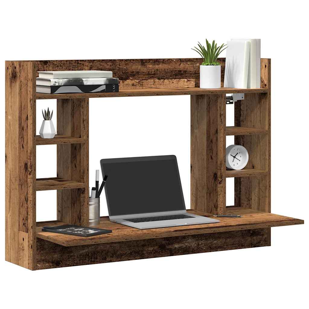 Scrivania a parete Legno vecchio 105 x 48 x 75 cm