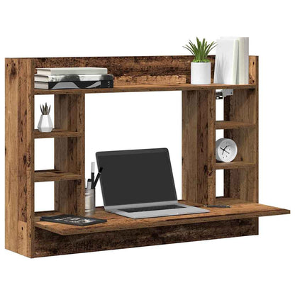Scrivania a parete Legno vecchio 105 x 48 x 75 cm