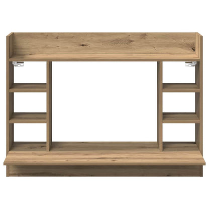 Scrivania a parete rovere artigianale 105 x 48 x 75 cm