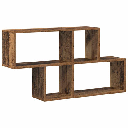 Scaffale da parete con lo scaffale Marrone Legno multistrato