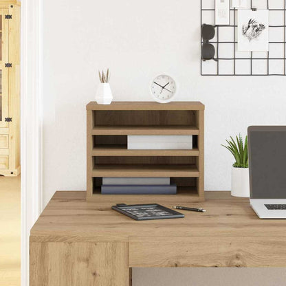 Organizzatore da scrivania Rovere artigianale 36 x 26 x 29,5 cm