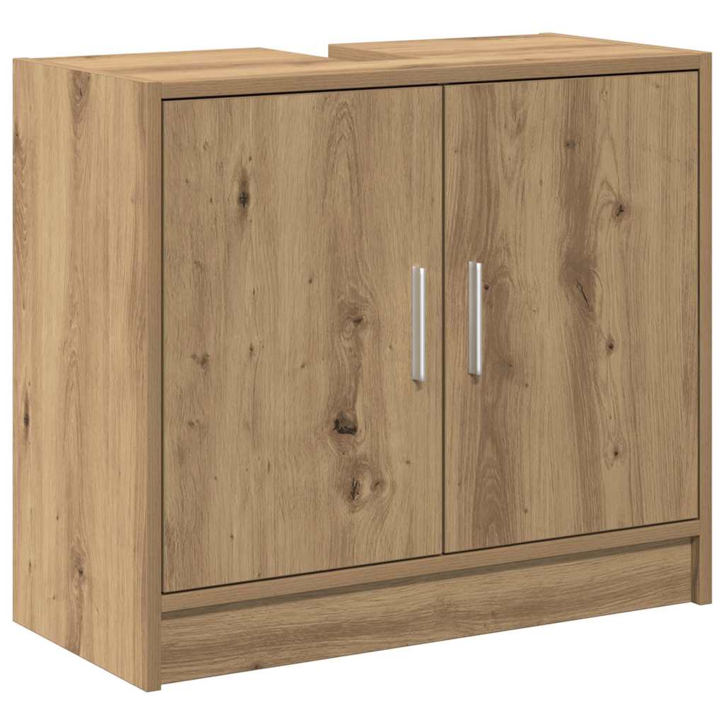 Mobile da Bagno con porta Rovere artigianale 63 x 29 x 55 cm