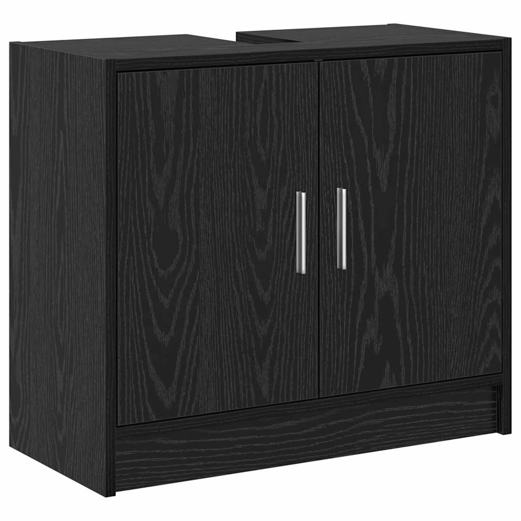 Mobile da Bagno Rovere Nero 63 x 29 x 55 cm Legno multistrato