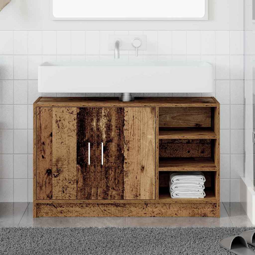 Mobile da Bagno Legno vecchio 90 x 29 x 55 cm Legno multistrato