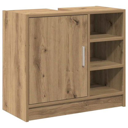 Mobile da Bagno con porta Rovere artigianale 63 x 29 x 55 cm
