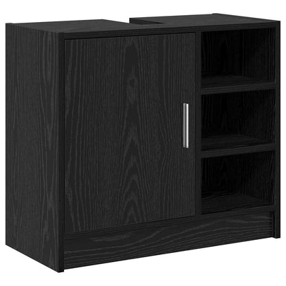 Mobile da Bagno Rovere Nero 63 x 29 x 55 cm Legno multistrato