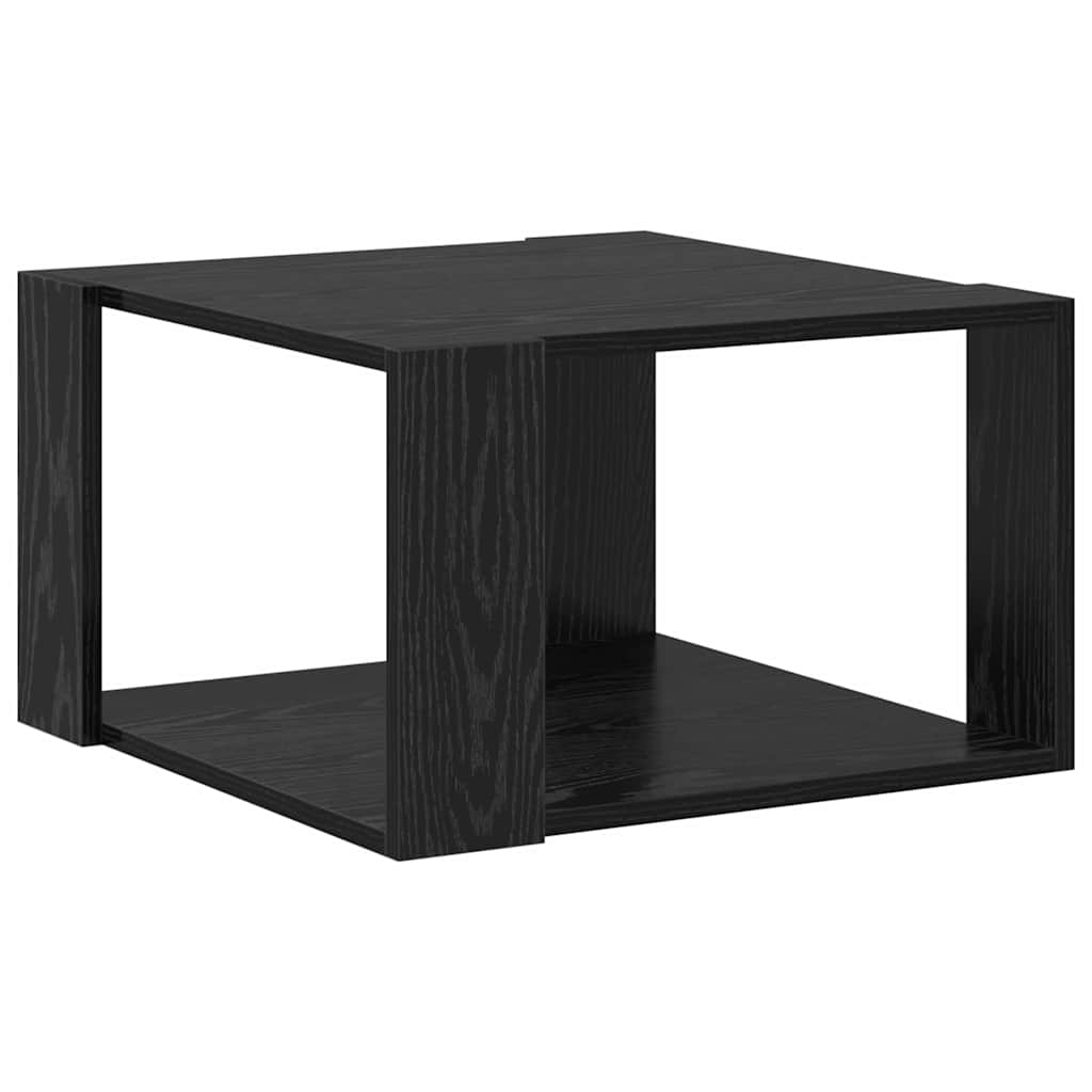 Tavolino da salotto Rovere Nero 51,5 x 51,5 x 30 cm