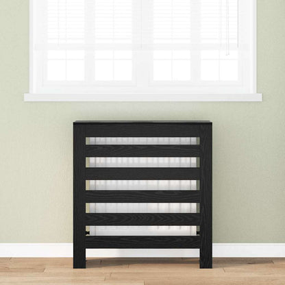 Copertura per radiatori Rovere Nero 78 x 20 x 82 cm