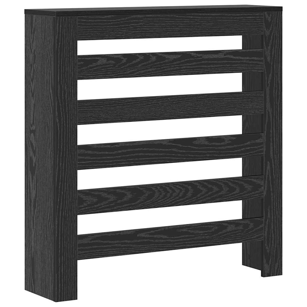 Copertura per radiatori Rovere Nero 78 x 20 x 82 cm