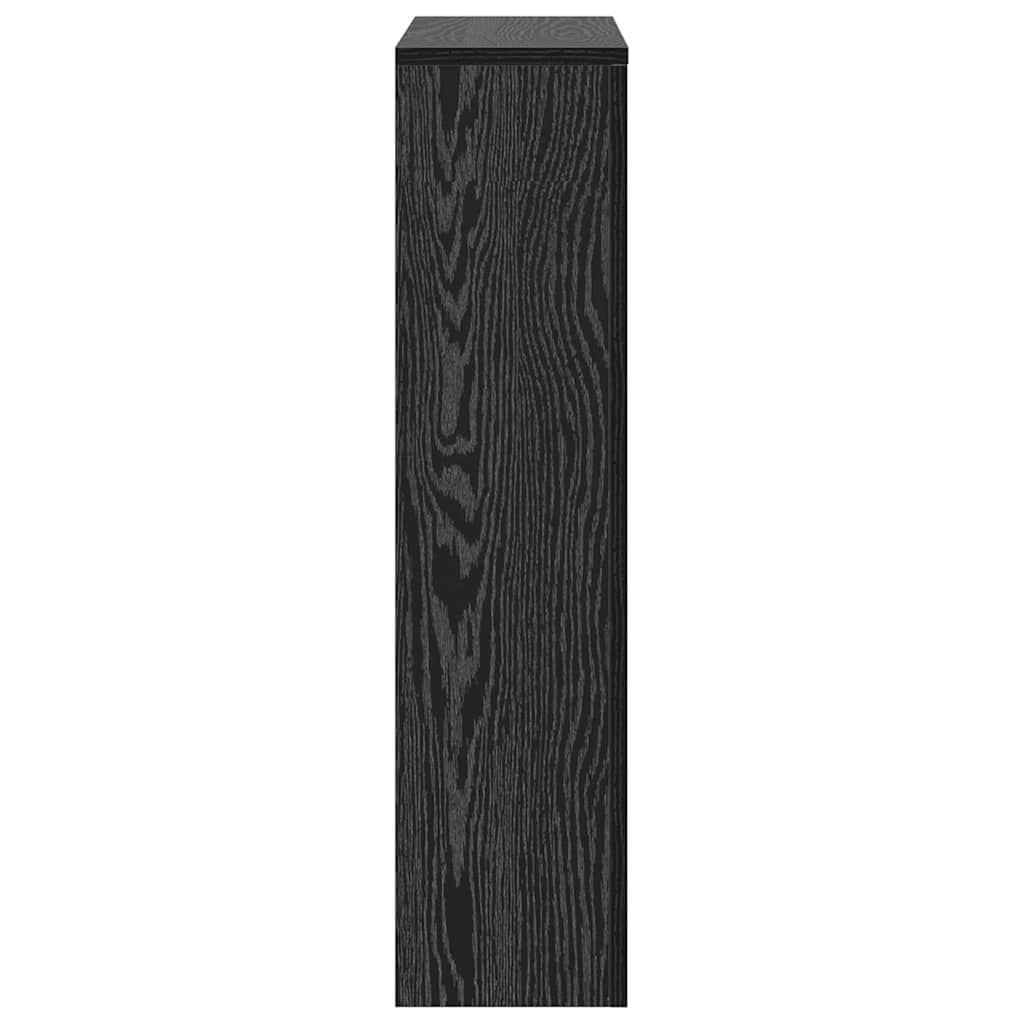 Copertura per radiatori Rovere Nero 78 x 20 x 82 cm